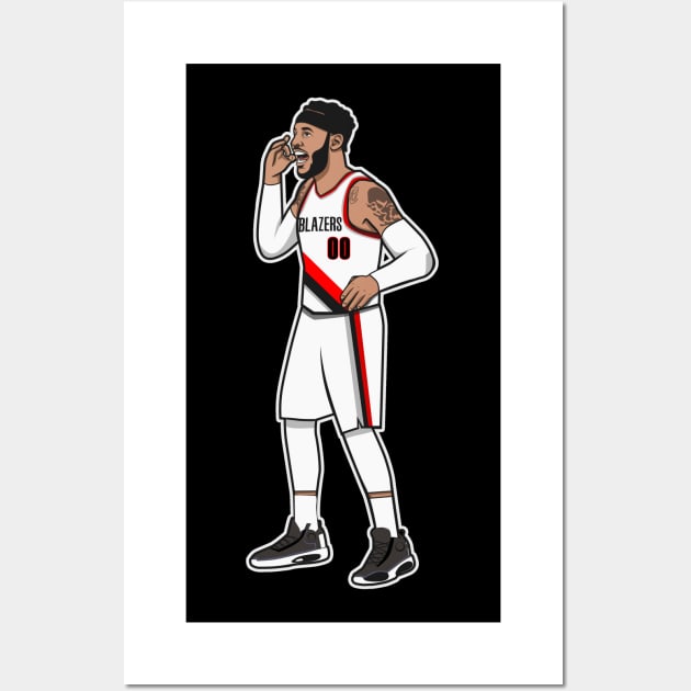 Carmelo Anthony Cartoon Style Wall Art by ray1007